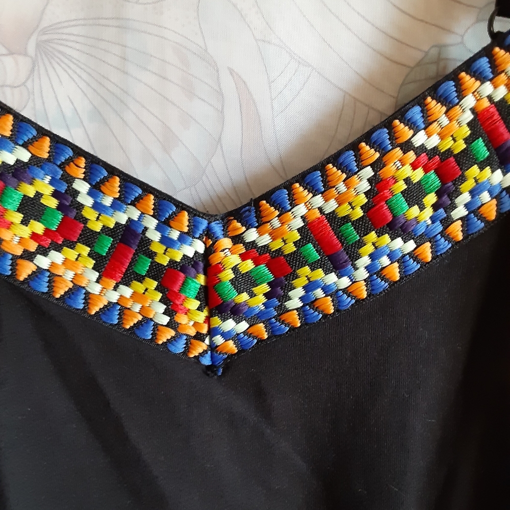 Embroidered Boho Tank - Picture 8 of 8
